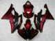 ABS Moto Plástico R6 08-16 - Rojo Negro ABS Moto Plástico R6 08-16 - Rojo Negro
