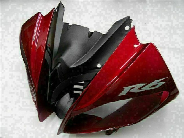 ABS Moto Plástico R6 08-16 - Rojo Negro ABS Moto Plástico R6 08-16 - Rojo Negro