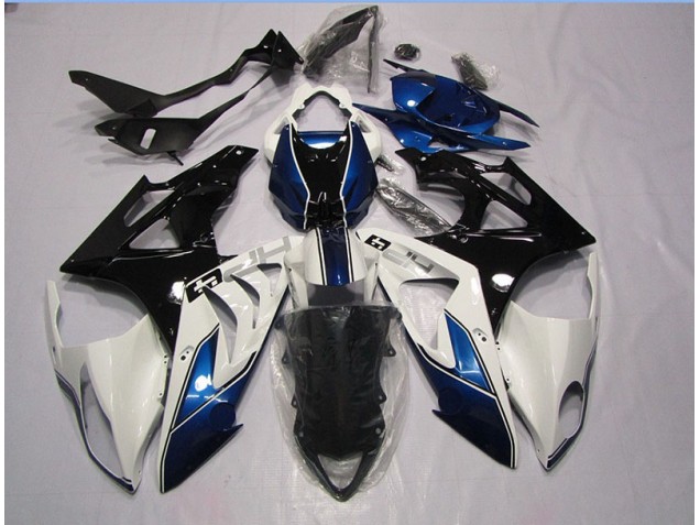 ABS Moto Plástico S1000RR 09-14 - Blanco Azul ABS Moto Plástico S1000RR 09-14 - Blanco Azul