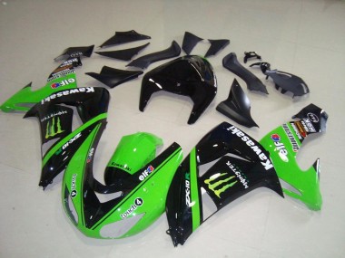 ABS Moto Plástico ZX10R 06-07 - Verde Monster