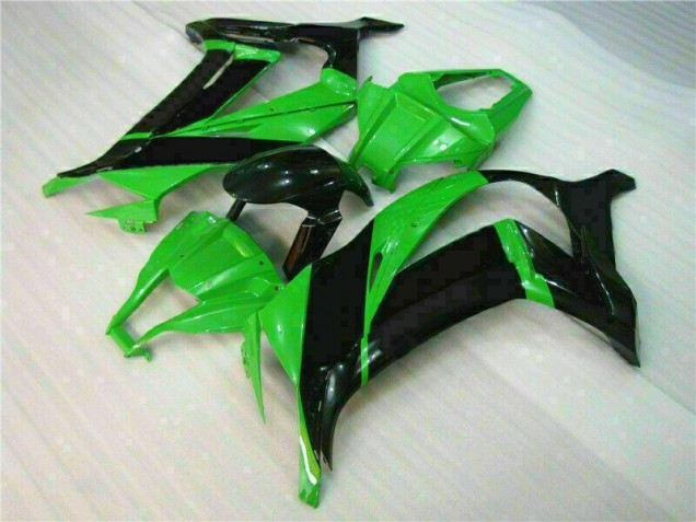 ABS Moto Plástico ZX10R 11-15 - Verde Negro ABS Moto Plástico ZX10R 11-15 - Verde Negro