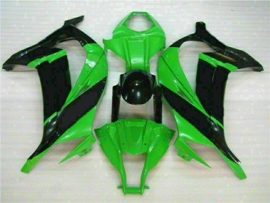 ABS Moto Plástico ZX10R 11-15 - Verde Negro