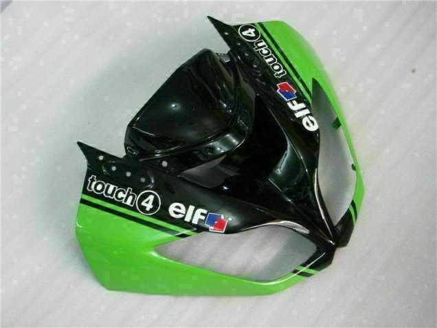 ABS Moto Plástico ZX6R 09-12 - Verde Negro ABS Moto Plástico ZX6R 09-12 - Verde Negro