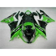 ABS Moto Plástico ZX6R 09-12 - Verde Negro
