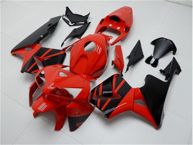 ABS Moto Plásticos CBR 600 RR 05-06 - Rojo Negro