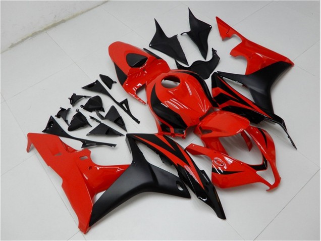 ABS Moto Plásticos CBR 600 RR 07-08 - Negro Rojo