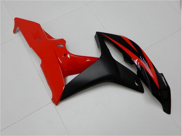 ABS Moto Plásticos CBR 600 RR 07-08 - Negro Rojo