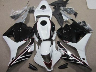 ABS Moto Plásticos CBR 600 RR 09-12 - Negro Blanco