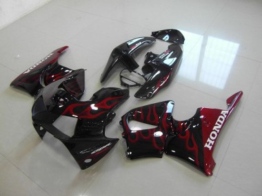 ABS Moto Plásticos CBR 900 RR 919 98-99 - Negro Rojo