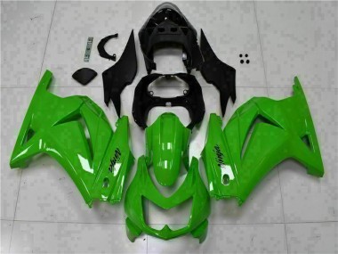 ABS Moto Plásticos EX250 08-12 - Verde Negro Ninja