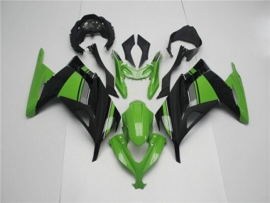 ABS Moto Plásticos EX300 13-16 - Verde Negro