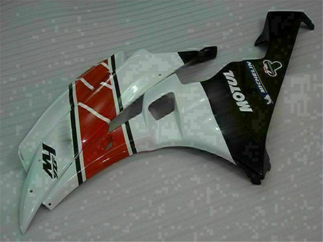 ABS Moto Plásticos R6 06-07 - Rojo Blanco ABS Moto Plásticos R6 06-07 - Rojo Blanco