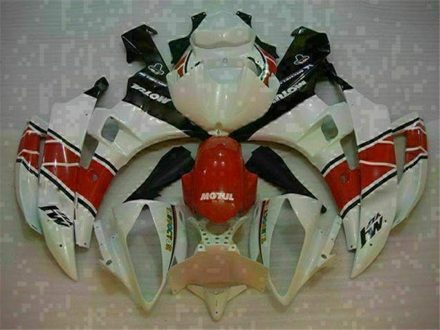 ABS Moto Plásticos R6 06-07 - Rojo Blanco ABS Moto Plásticos R6 06-07 - Rojo Blanco