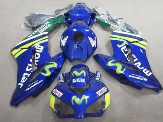 Carenados Moto CBR 1000 RR 04-05 - Azul Movistar Castrol Carenados Moto CBR 1000 RR 04-05 - Azul Movistar Castrol