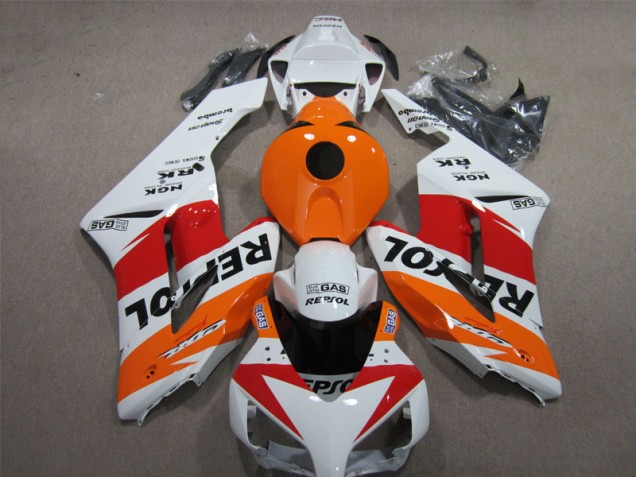 Carenados Moto CBR 1000 RR 04-05 - Blanco Naranja Repsol