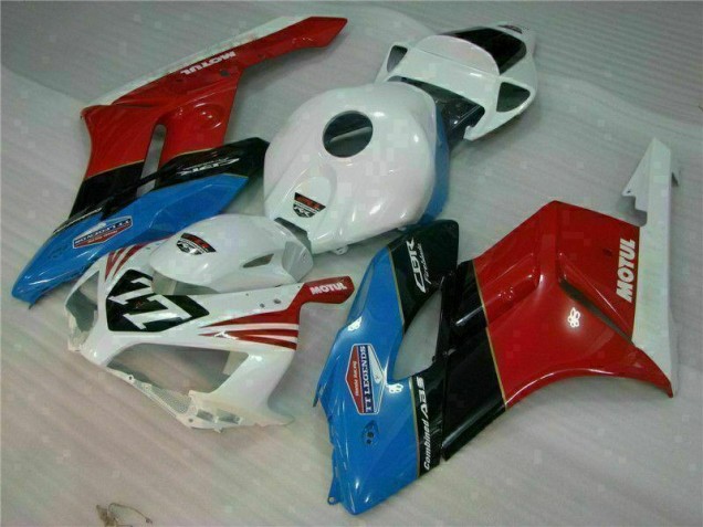 Carenados Moto CBR 1000 RR 04-05 - Blanco Rojo 77 Carenados Moto CBR 1000 RR 04-05 - Blanco Rojo 77