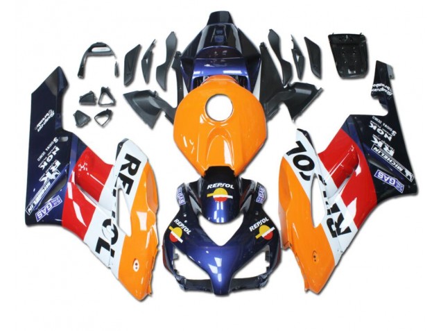 Carenados Moto CBR 1000 RR 04-05 - Naranja Rojo Azul Repsol