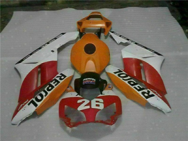 Carenados Moto CBR 1000 RR 04-05 - Naranja Rojo Repsol 26 Carenados Moto CBR 1000 RR 04-05 - Naranja Rojo Repsol 26