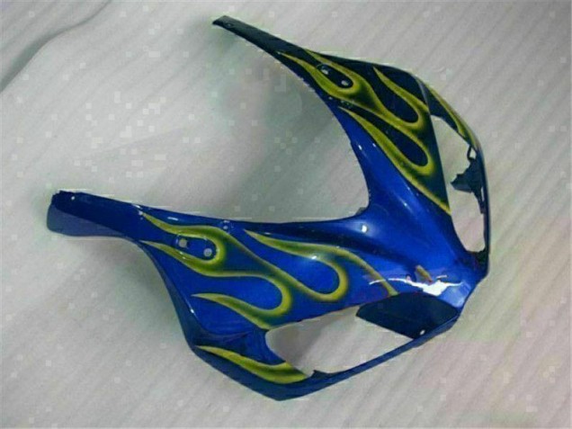 Carenados Moto CBR 1000 RR 06-07 - Amarillo Llama Azul Carenados Moto CBR 1000 RR 06-07 - Amarillo Llama Azul
