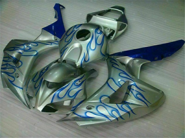 Carenados Moto CBR 1000 RR 06-07 - Azul Llama Plata Carenados Moto CBR 1000 RR 06-07 - Azul Llama Plata