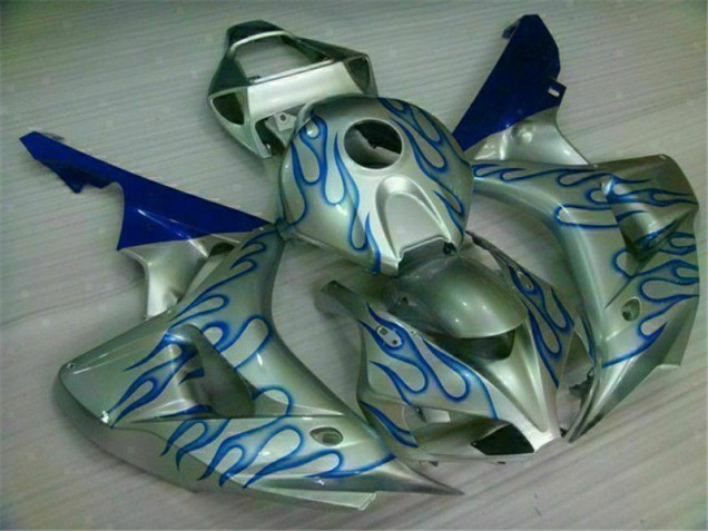 Carenados Moto CBR 1000 RR 06-07 - Azul Llama Plata Carenados Moto CBR 1000 RR 06-07 - Azul Llama Plata