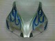Carenados Moto CBR 1000 RR 06-07 - Azul Llama Plata Carenados Moto CBR 1000 RR 06-07 - Azul Llama Plata