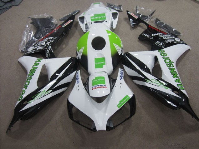 Carenados Moto CBR 1000 RR 06-07 - Blanco Verde Hannspree Carenados Moto CBR 1000 RR 06-07 - Blanco Verde Hannspree