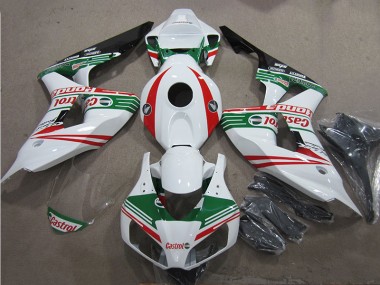 Carenados Moto CBR 1000 RR 06-07 - Blanco Verde Rojo Castrol