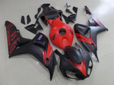 Carenados Moto CBR 1000 RR 06-07 - Rojo & Negro Mate