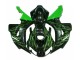 Carenados Moto CBR 1000 RR 06-07 - Verde Llama Negro Carenados Moto CBR 1000 RR 06-07 - Verde Llama Negro