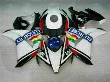 Carenados Moto CBR 1000 RR 08-11 - Blanco Azul Rojo Eurobet Lee