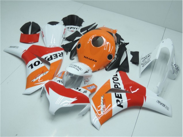 Carenados Moto CBR 1000 RR 08-11 - Naranja Blanco Rojo Repsol Carenados Moto CBR 1000 RR 08-11 - Naranja Blanco Rojo Repsol