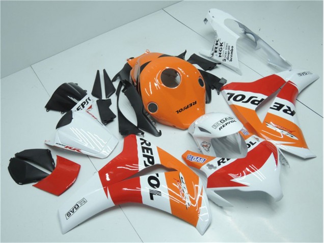 Carenados Moto CBR 1000 RR 08-11 - Naranja Blanco Rojo Repsol Carenados Moto CBR 1000 RR 08-11 - Naranja Blanco Rojo Repsol