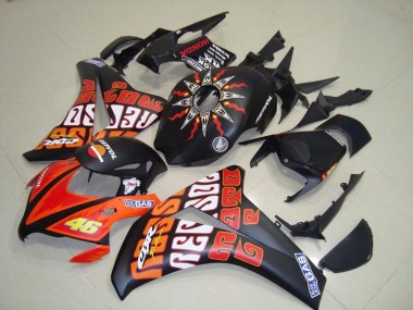 Carenados Moto CBR 1000 RR 08-11 - Rossi Negro Mate