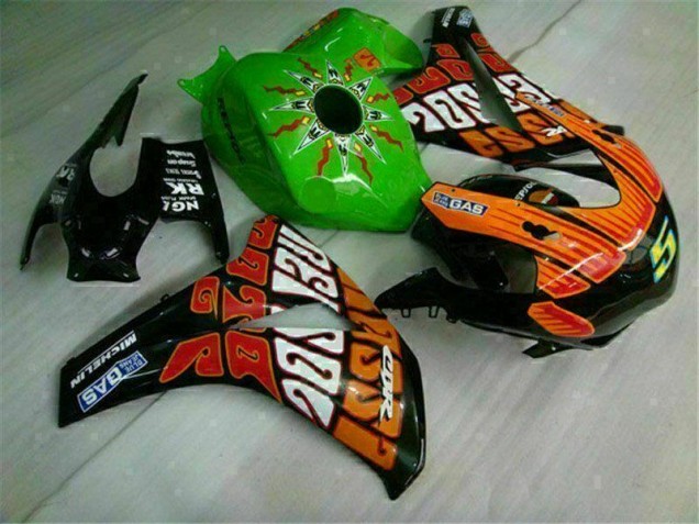 Carenados Moto CBR 1000 RR 08-11 - Verde Naranja Carenados Moto CBR 1000 RR 08-11 - Verde Naranja