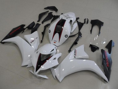 Carenados Moto CBR 1000 RR 12-16 - Blanco & Negro Mate Estilo OEM
