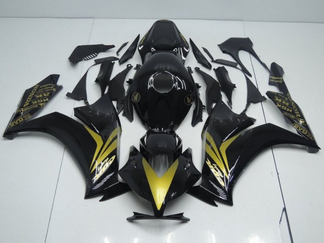 Carenados Moto CBR 1000 RR 12-16 - Brillante Negro & Oro Carenados Moto CBR 1000 RR 12-16 - Brillante Negro & Oro