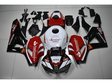 Carenados Moto CBR 1000 RR 12-16 - Negro Blanco Rojo Santander