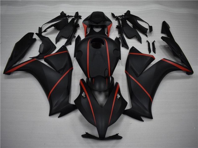 Carenados Moto CBR 1000 RR 12-16 - Negro Mate Rojo Carenados Moto CBR 1000 RR 12-16 - Negro Mate Rojo