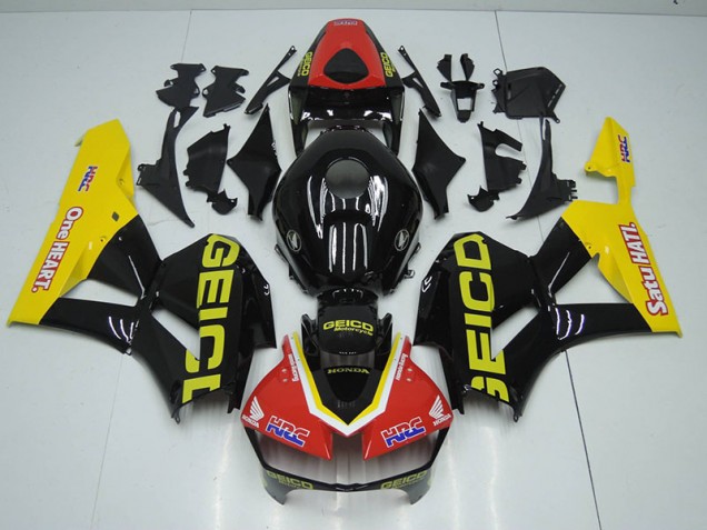Carenados Moto CBR 1000 RR 12-16 - Negro Rojo HRC Carenados Moto CBR 1000 RR 12-16 - Negro Rojo HRC
