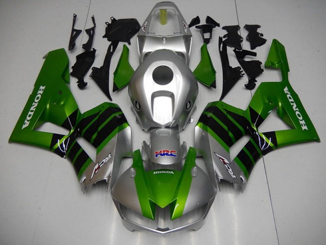 Carenados Moto CBR 1000 RR 12-16 - Negro Verde Plata HRC Carenados Moto CBR 1000 RR 12-16 - Negro Verde Plata HRC