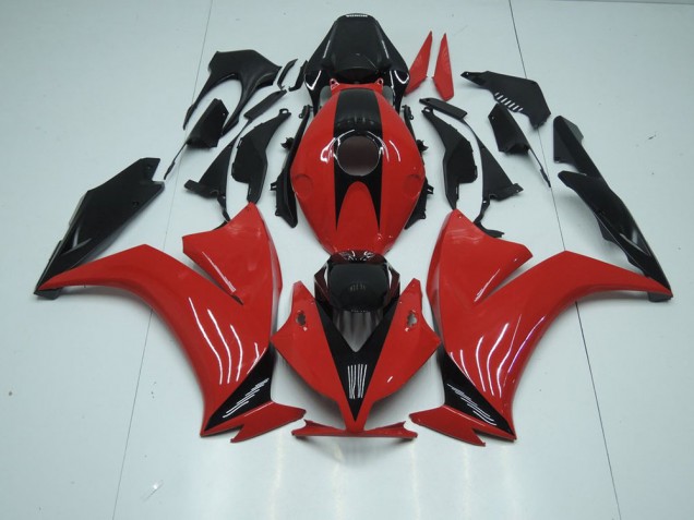 Carenados Moto CBR 1000 RR 12-16 - Rojo Negro con Sin Calcomanías Carenados Moto CBR 1000 RR 12-16 - Rojo Negro con Sin Calcomanías