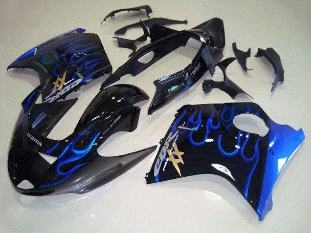 Carenados Moto CBR 1100 XX Blackbird 96-07 - Llama azul negra Carenados Moto CBR 1100 XX Blackbird 96-07 - Llama azul negra