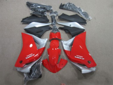 Carenados Moto CBR 125 R 11-13 - Rojo Plata Negro