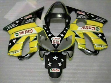 Carenados Moto CBR 600 F4i 01-03 - Amarillo Negro Castrol Cycle World