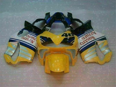 Carenados Moto CBR 600 F4i 01-03 - Amarillo Plata Nastro Azzurro