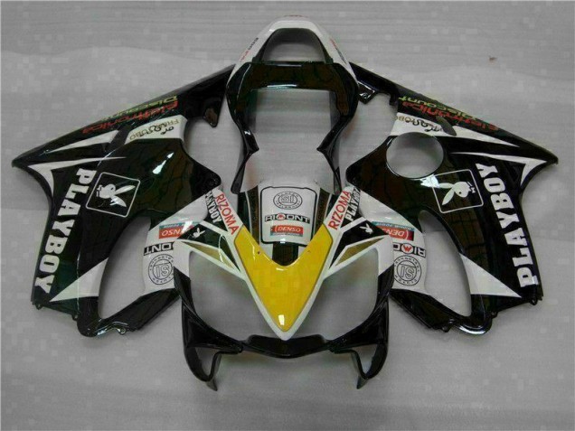Carenados Moto CBR 600 F4i 01-03 - Amarillo Plata Negro Playboy Carenados Moto CBR 600 F4i 01-03 - Amarillo Plata Negro Playboy