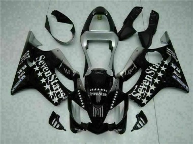 Carenados Moto CBR 600 F4i 01-03 - Negro Blanco SevenStarss