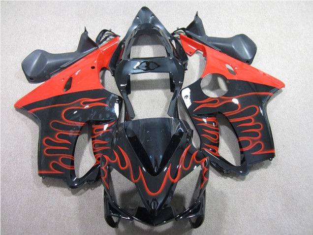 Carenados Moto CBR 600 F4i 01-03 - Negro Rojo Llama Carenados Moto CBR 600 F4i 01-03 - Negro Rojo Llama