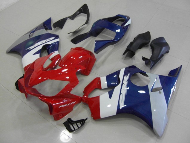 Carenados Moto CBR 600 F4i 01-03 - Rojo Azul Plata Carenados Moto CBR 600 F4i 01-03 - Rojo Azul Plata